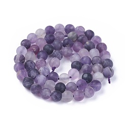Natural Fluorite Beads Strands&nbsp;G-F642-07-A