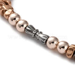 Electroplated Non-magnetic Hematite Bracelets&nbsp;BJEW-G728-05