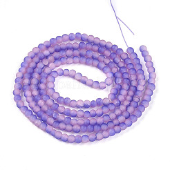 Crackle Glass Beads&nbsp;X1-GLAA-N009-4mm-08
