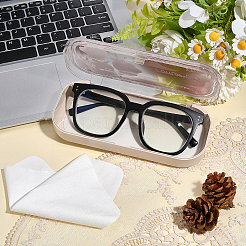 プラスチック眼鏡ケース1個  バラ模様の長方形  インディアンレッド  166x75.5x31.5mm&nbsp;AJEW-CN0005-11