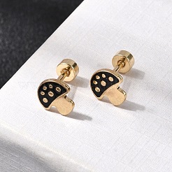 304 Stainless Steel Stud Earrings&nbsp;EJEW-F396-02A-G