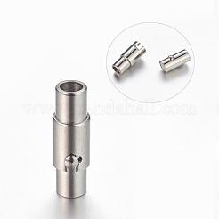 Tarnish Resistant 304 Stainless Steel Locking Tube Magnetic Clasps&nbsp;STAS-H019-1