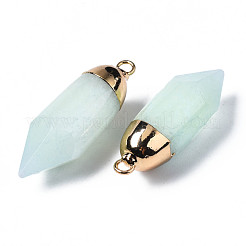 Natural White Jade Pointed Pendants&nbsp;G-Q998-009C