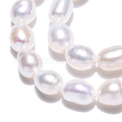 Natural Cultured Freshwater Pearl Beads Strands&nbsp;PEAR-N012-05U