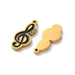 Ion Plating(IP) 304 Stainless Steel Enamel Pendants&nbsp;STAS-M102-42A-G