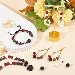 Synthetic Lava Rock Beads Strands&nbsp;G-S277-8mm-01