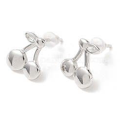 925 Sterling Silver Stud Earrings&nbsp;EJEW-B144-01S