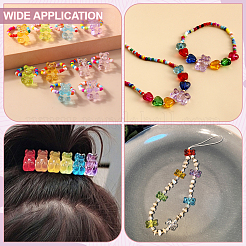 200G Transparent Acrylic Beads&nbsp;OACR-ME0001-09