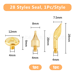 Brass Wood Burning Tip Sets&nbsp;TOOL-WH0155-100B