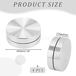 4Pcs Aluminum Turntable Base Table Tray&nbsp;FIND-GA0003-64