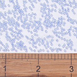 MIYUKIデリカビーズ  シリンダー  日本製シードビーズ  11/0  （db1475)透明な淡い空色の光沢  1.3x1.6mm  穴：0.8mm  約2000PCS /ボトル  10 G /ボトル&nbsp;SEED-JP0008-DB1475