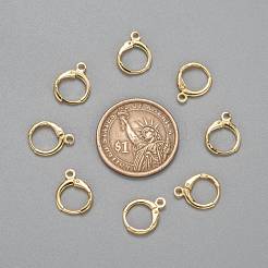 Brass Huggie Hoop Earring Findings&nbsp;KK-L179-04G