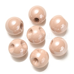不透明なアクリルビーズ  丸玉ビーズ  鈴丸ビーズ  トップ掘削  ミックスカラー  19x19x19mm  穴：3mm&nbsp;OACR-G012-01