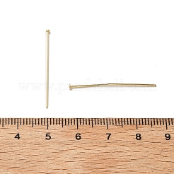 304ステンレススチールフラットヘッドピン300個  ゴールドカラー  22ゲージ  30x0.6mm  ヘッド：1.4mm&nbsp;STAS-UN0049-19