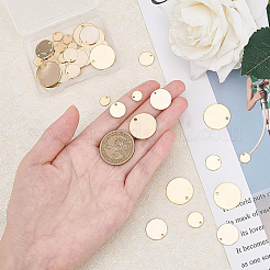 40Pcs 4 Style Brass Pendant&nbsp;KK-BC0001-94G