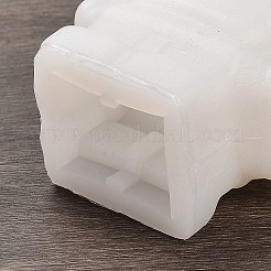 ロボットキャンドルシリコン像型  肖像彫刻 肖像彫刻 香り付きキャンドル作り  人間  7x5.3x10cm&nbsp;DIY-L072-006