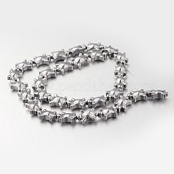 Electroplate Non-magnetic Synthetic Hematite Bead Strands&nbsp;G-F300-52A-01