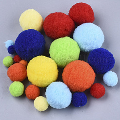 DIY Doll Craft Polyester High-elastic Pom Pom Ball&nbsp;AJEW-R093-06