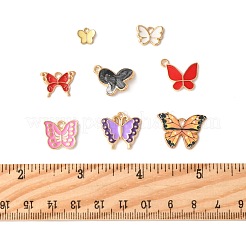 80Pcs 8 Styles Alloy Enamel Pendants&nbsp;ENAM-FS0003-62