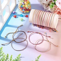 16Pcs 8 Style Macrame Cotton Cord Bracelets Making&nbsp;BJEW-TAC0058
