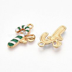 Rack Plating Alloy Enamel Pendants&nbsp;ENAM-N055-151A-01