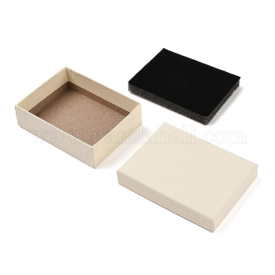 Cardboard Paper Jewelry Storage Boxes with Sponge&nbsp;CON-P023-01D-02-1