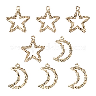 8Pcs 2 Styles Alloy Pendants&nbsp;FIND-YW0003-61-1