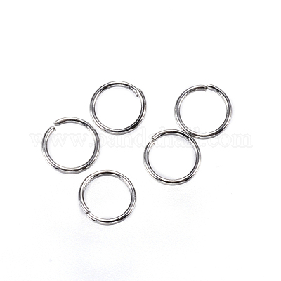 Tarnish Resistant 304 Stainless Steel Open Jump Rings&nbsp;A-STAS-D448-095P-5mm-1