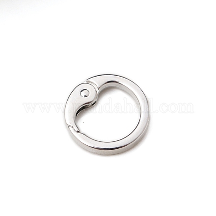 合金プッシュ式リングカン  リング  プラチナ  25mm&nbsp;PW-WG3E7F4-01-1