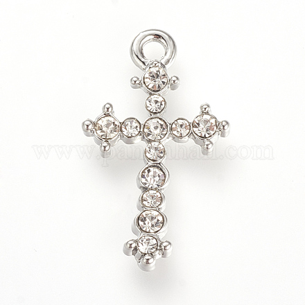 Alloy Rhinestones Pendants&nbsp;X-ALRI-Q093-85P-1