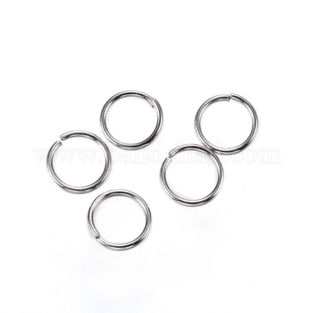 Tarnish Resistant 304 Stainless Steel Open Jump Rings A-STAS-D448-095P-5mm-1