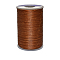 Waxed Polyester Cord, 9-Ply, Sienna, 0.65mm, about 21.87 yards(20m)/roll