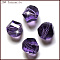 K9 Glass, Imitation Austrian Crystal Beads, Grade AAA, Faceted, Polygon, Blue Violet, 10mm, Hole: 0.9~1mm