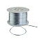 Nylon Satin Rattail Cords, Beading Threads for Bracelet Jewelry Making Chinese Knot Macrame Craft, Light Grey, 1mm, 100yards/roll