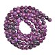 Heated Natural Sugilite Beads Strands&nbsp;G-B193-B04-4mm-3