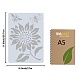 4Pcs 4 Styles Bees Theme PET Plastic Hollow Out Drawing Painting Stencils Templates Sets&nbsp;DIY-WH0299-001-2