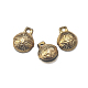 Brass Bell Pendants&nbsp;KKB-A003-17mm-1