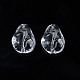 透明なアクリルビーズ  ティアドロップ  透明  16.5x13.5x10.5mm  穴：1.8mm&nbsp;LS-X-TACR-N009-35-2