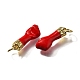 Brass Enamel Pendants&nbsp;KK-Q043-29A-02-2