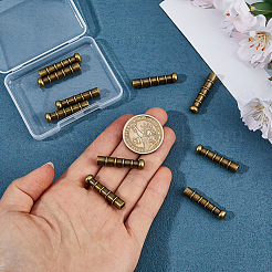10Pcs Retro Zinc Alloy Cord Ends&nbsp;FIND-FH0017-97AB