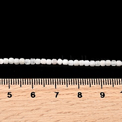 天然レインボー ムーンストーン ビーズ 連売り  多面カット  キューブ  2x2x2mm  穴：0.9mm  約145個/連  14.96''（38センチメートル）&nbsp;G-G140-C01-02