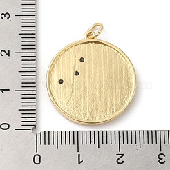 Rack Plating Brass Micro Pave Cubic Zirconia Enamel Pendants&nbsp;KK-A190-05G