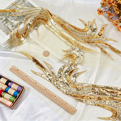 2Pcs 2 Style Polyester Embroidery Sew on Appliques&nbsp;PATC-MA0001-32A