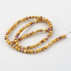 Natural Ocean White Jade Bead Strands&nbsp;G-G916-4mm-09