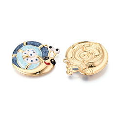 304 Stainless Steel & Enamel Pendants&nbsp;STAS-T073-63B-G