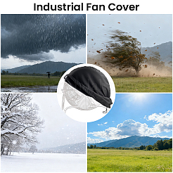 1Pc 210D Oxford Cloth Half Round Electric Fan Cover&nbsp;AJEW-CN0007-12