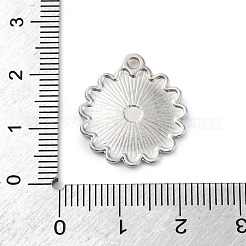 合金エナメルチャーム  花のチャーム  プラチナ  カラフル  21x18.5x1.5mm  穴：1.6mm&nbsp;ENAM-P257-01P-01