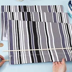 2Pcs Stripe Chair Cloth Canvas&nbsp;AJEW-GF0012-01B