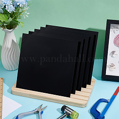 アクリルシート  正方形  ブラック  200x200x3mm&nbsp;DIY-WH0308-810D
