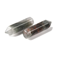 ナチュラルアフリカンブラッドストーンポインテッドペンダント  多面カット  弾丸  30~33x8~9mm  穴：1.4~1.6mm&nbsp;G-D460-01T